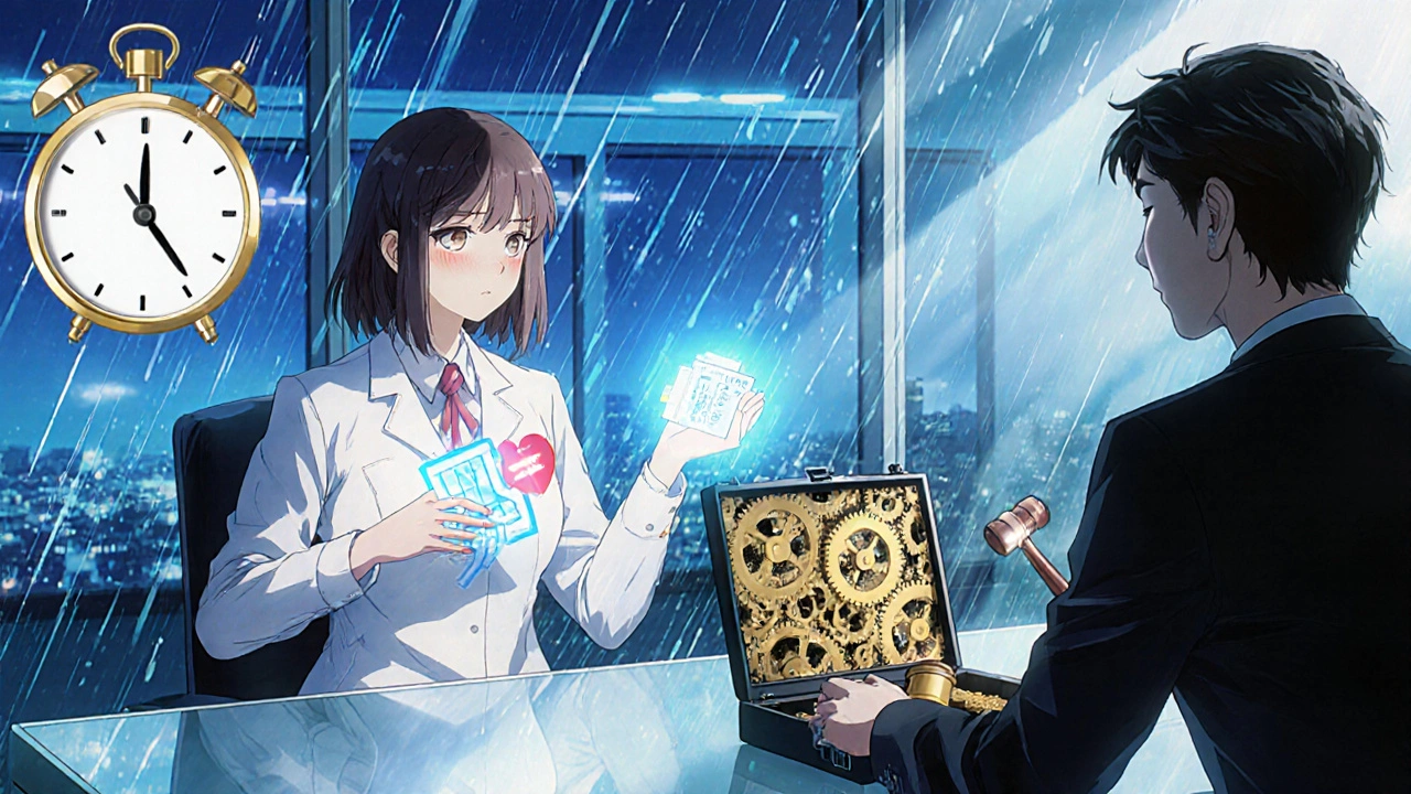 Eine Ingenieurin verhandelt mit einem geheimnisvollen Unternehmer über ein medizinisches Gerät.