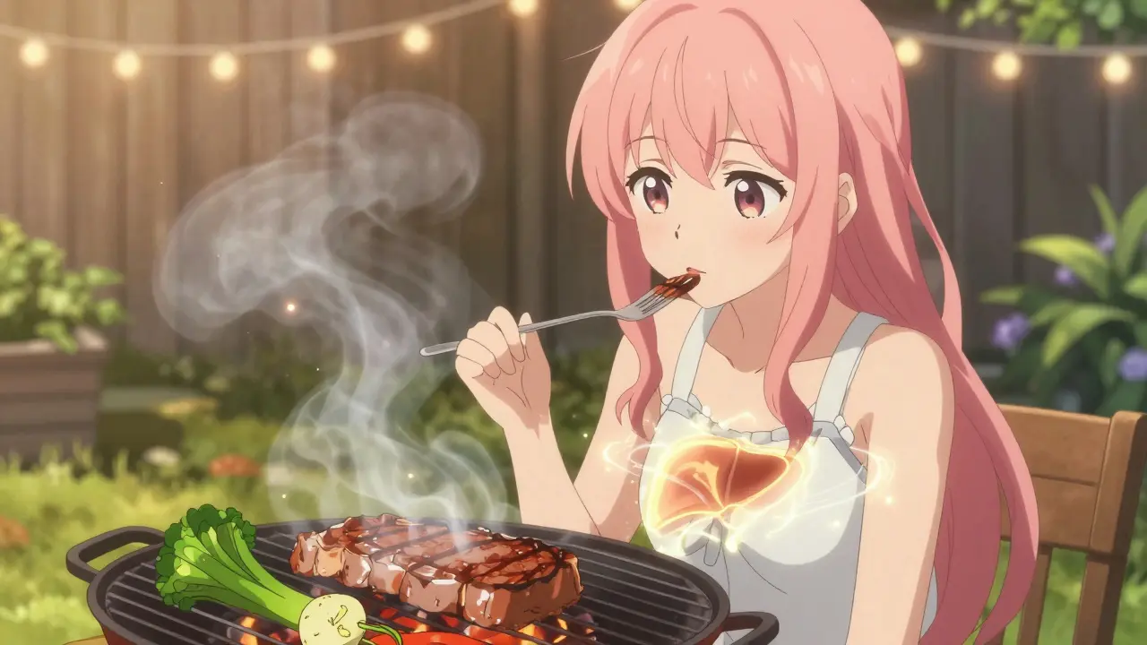 Charcoal-Grilliertes Fleisch und Medikamente: Was Sie über CYP1A2-Induktion wissen müssen