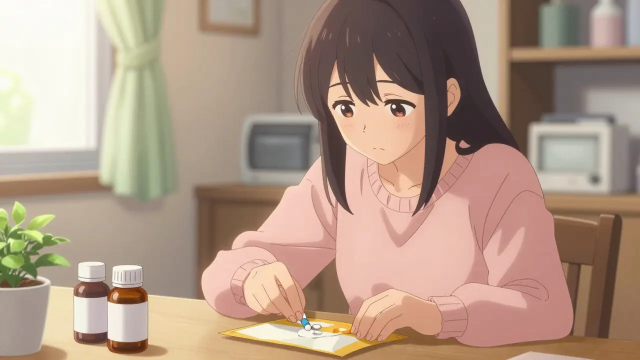 Vorbezahltete Rücksende-Umschläge für die sichere Entsorgung von Medikamenten